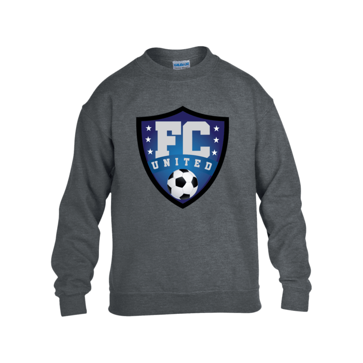 FC United Gildan Kids Heavy Blend Fleece Crew - 931 Graphics